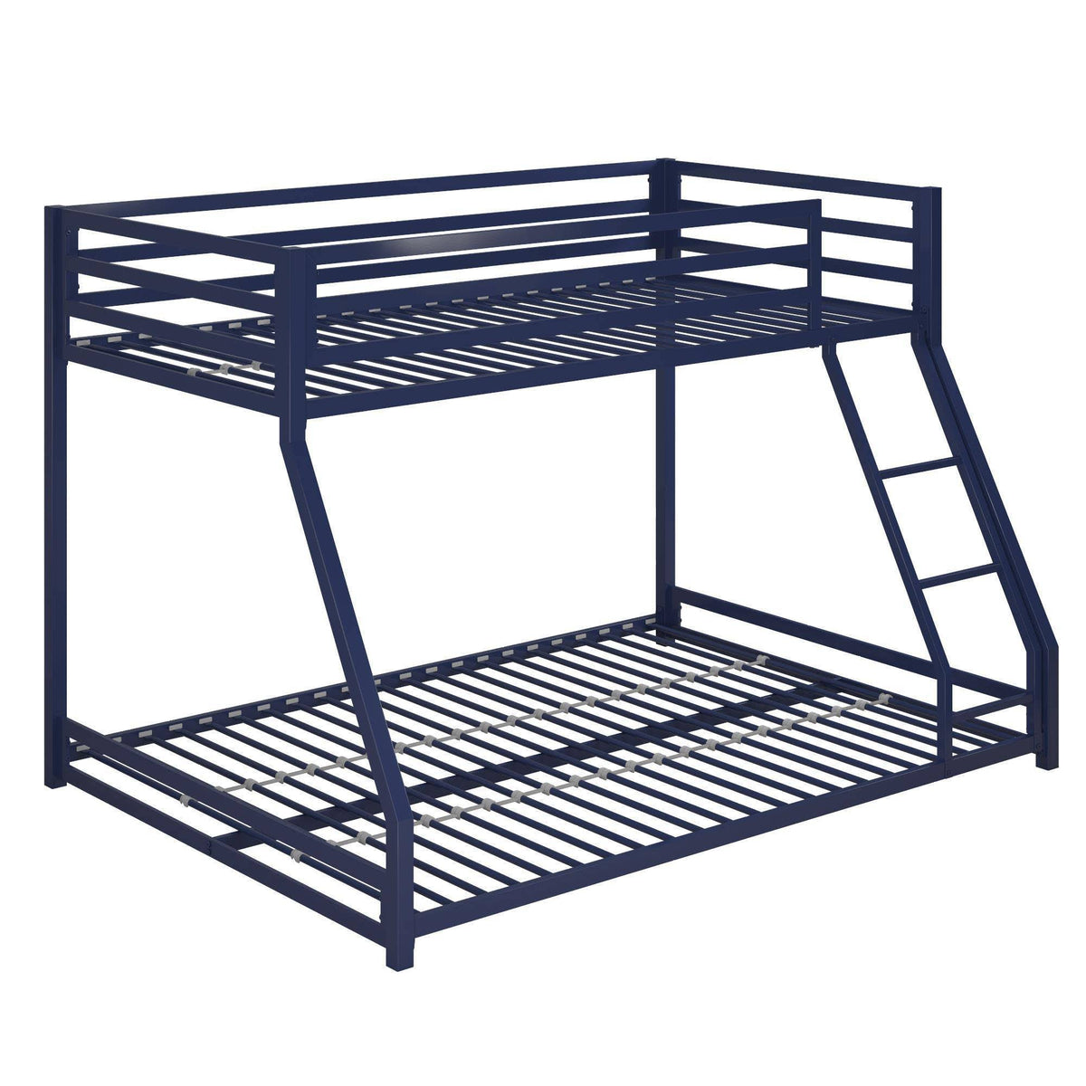 Twin/Full Metal Bunk Bed Blue H60124
