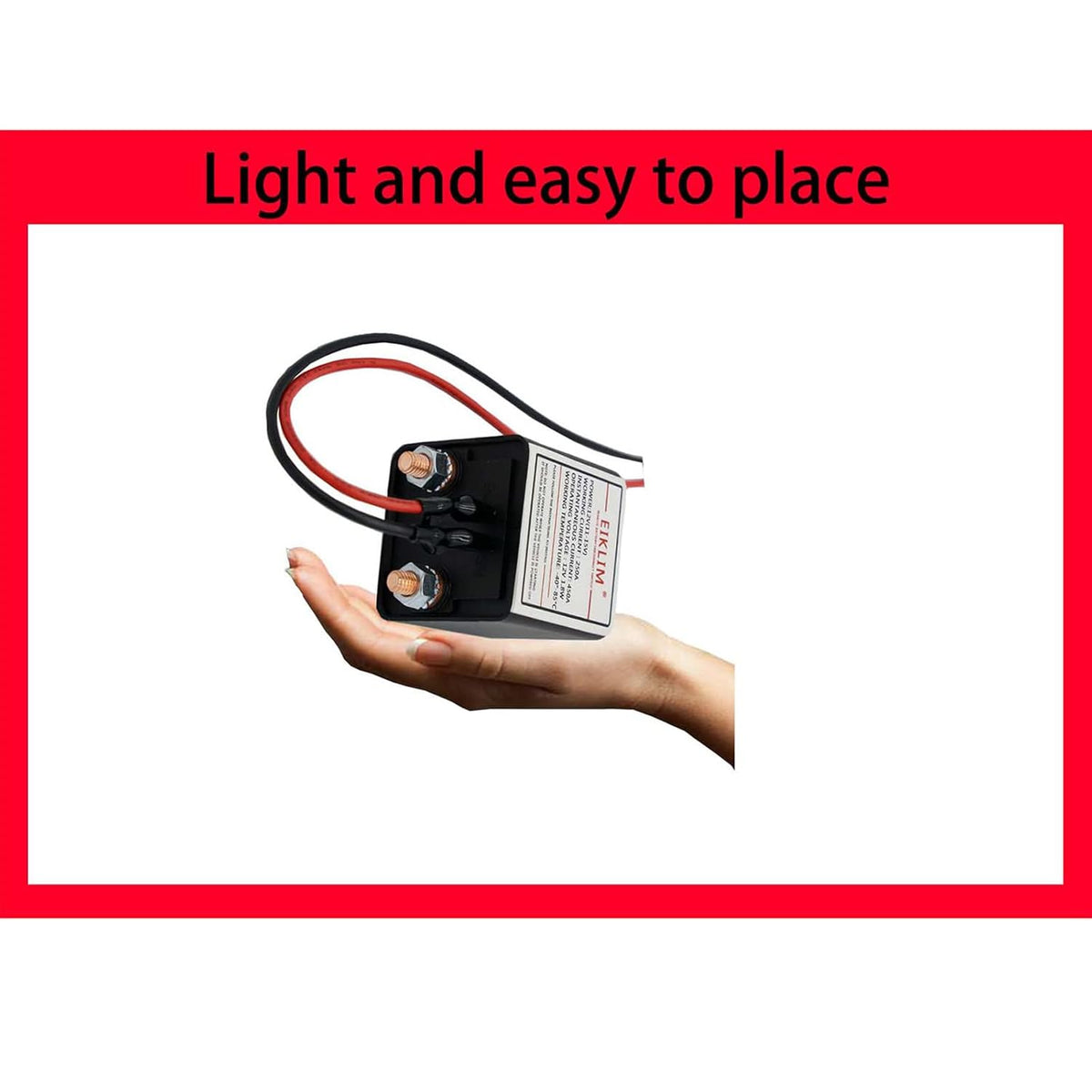 Dual Remote Control 12V 250A Battery Disconnect Switch Pack of 2 H54636