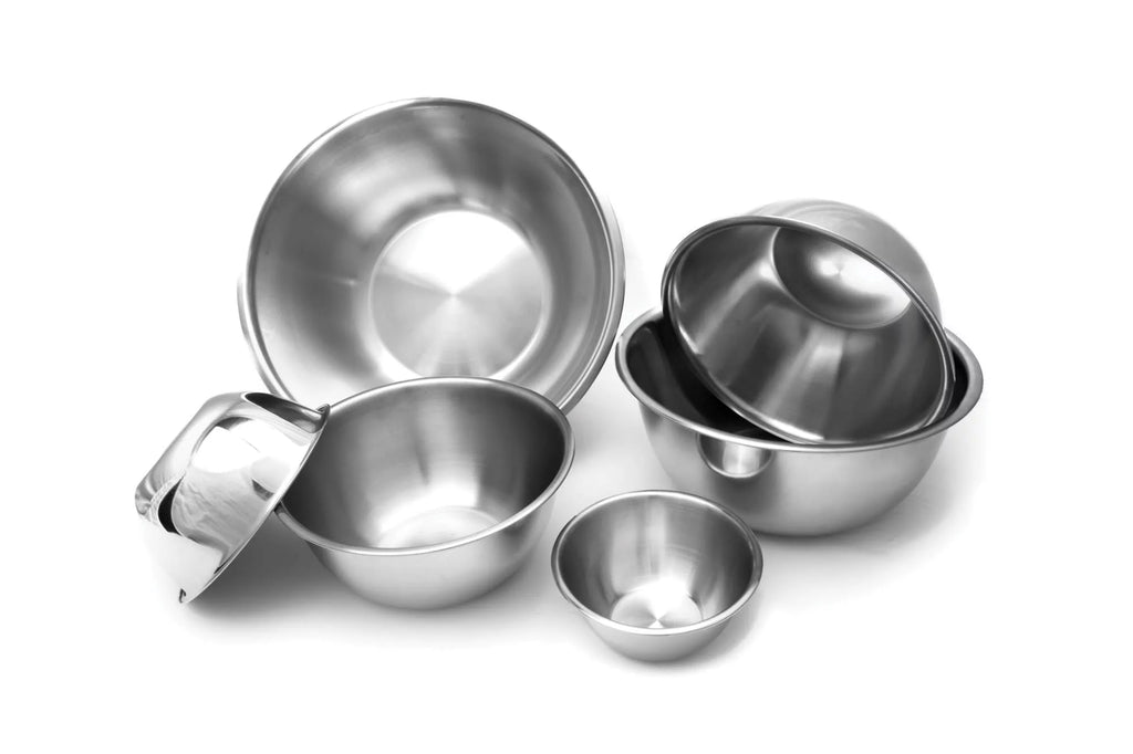 6-Piece Stainless Steel Mixing Bowls Set E117