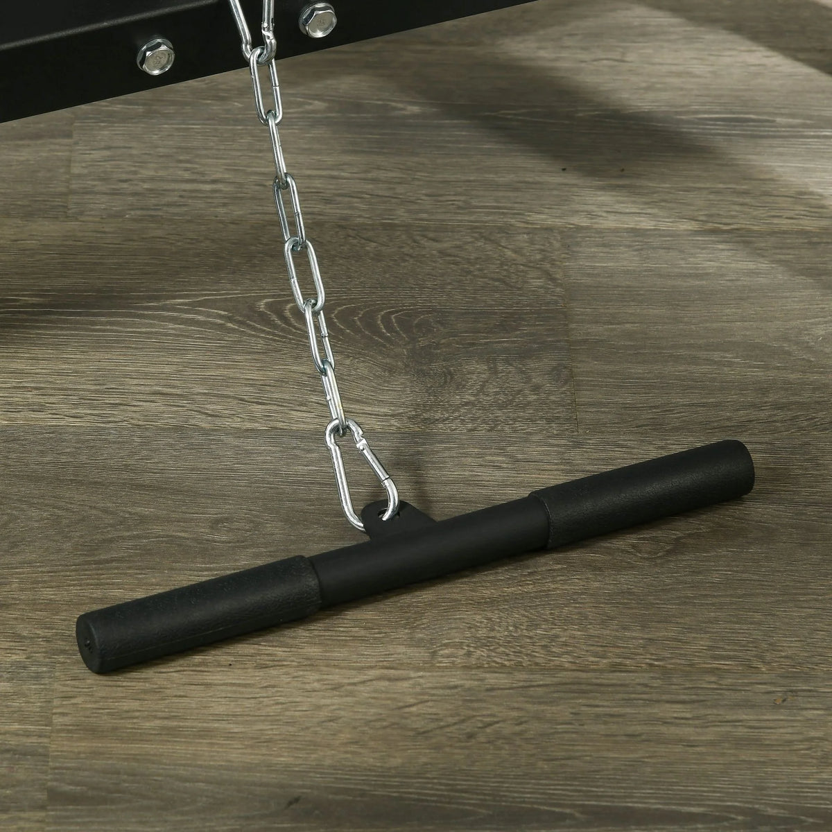 Power Cage with Pulley System Squat Rack Pull up Stand M78212