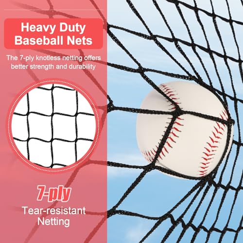 6'X6' Baseball Softball Practice Net with Strike Zone Target S9602
