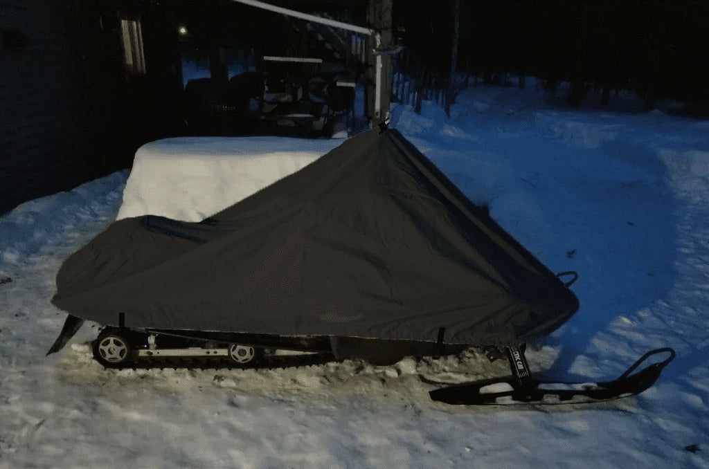 200 Denier All Black Snowmobile Cover Q1873