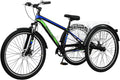 Adult 7 Speed Three Wheel Tricycle with Large Basket X9877