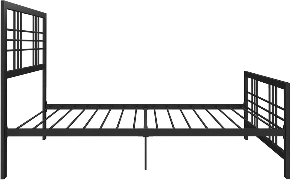 Twin Size Metal Bed Frame with Adjustable Storage P317