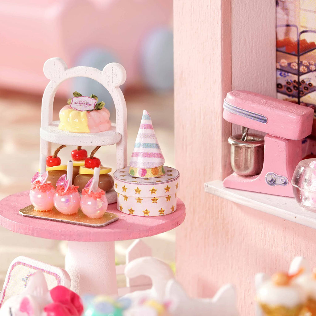 Witch's Room Miniature Dollhouse Kit with LED K5605