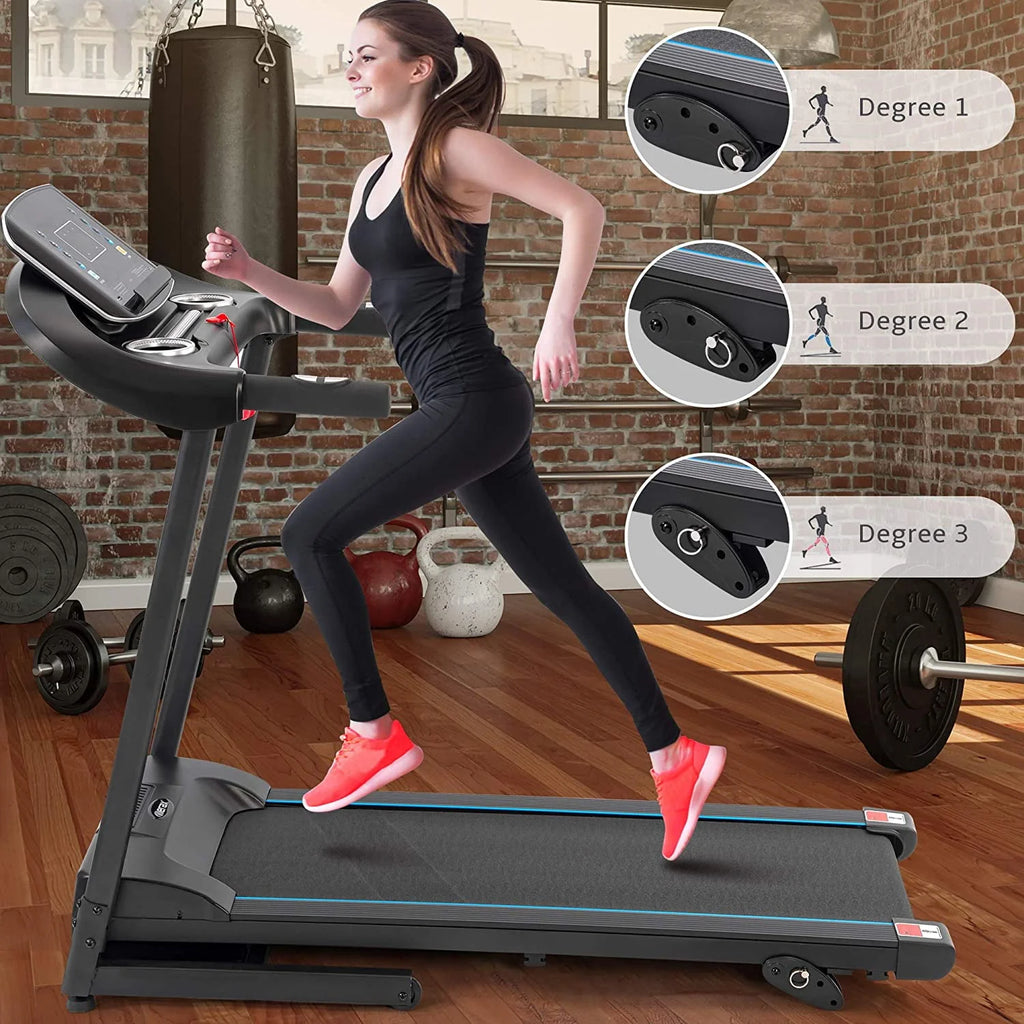 Folding 2.5HP Electric Treadmill with Incline C678