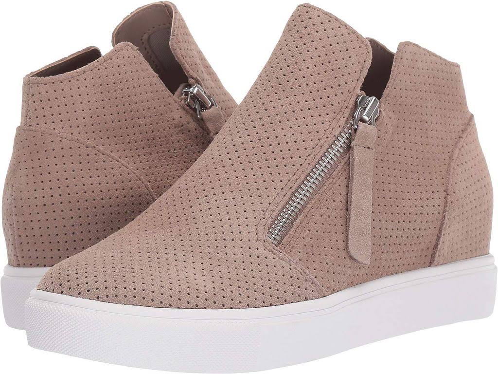 Taupe Suede Caliber Shoes Q108