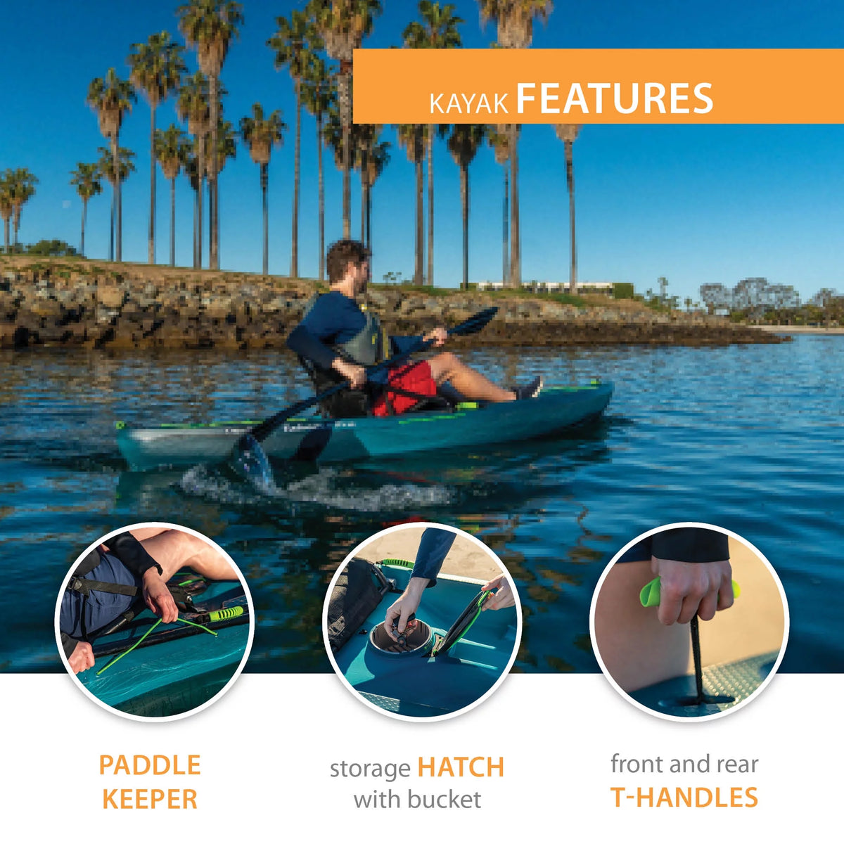 123 inch Sit-on-Top Kayak Z21967