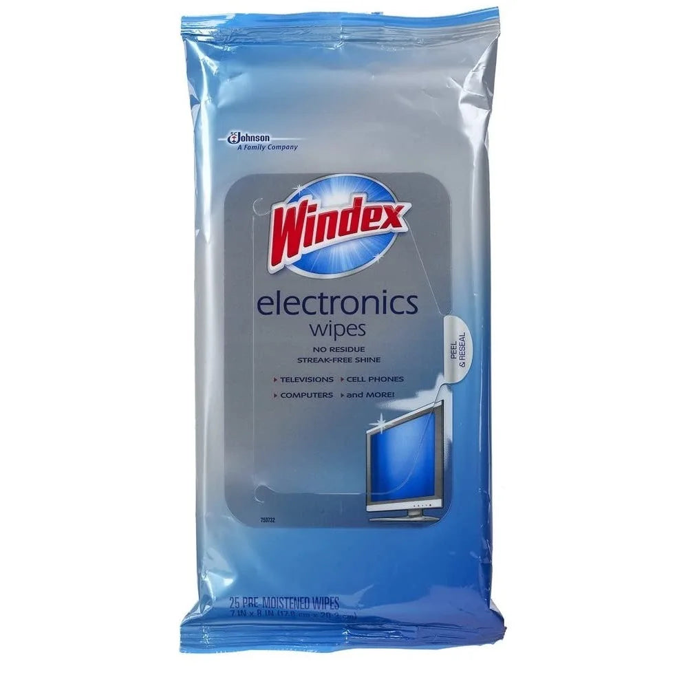 Pre Moistened Electronics Wipes 25 Count 3 Pack G58361