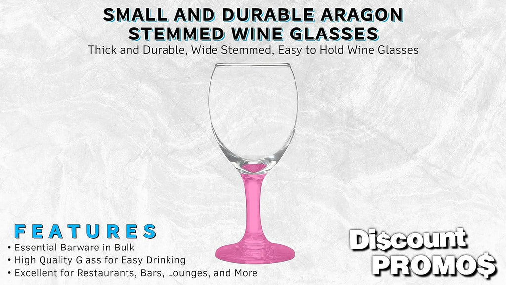 10 Aragon Wine Glasses Set, 8.5 Oz W400717