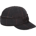 Indigo Plaid Cap X35370
