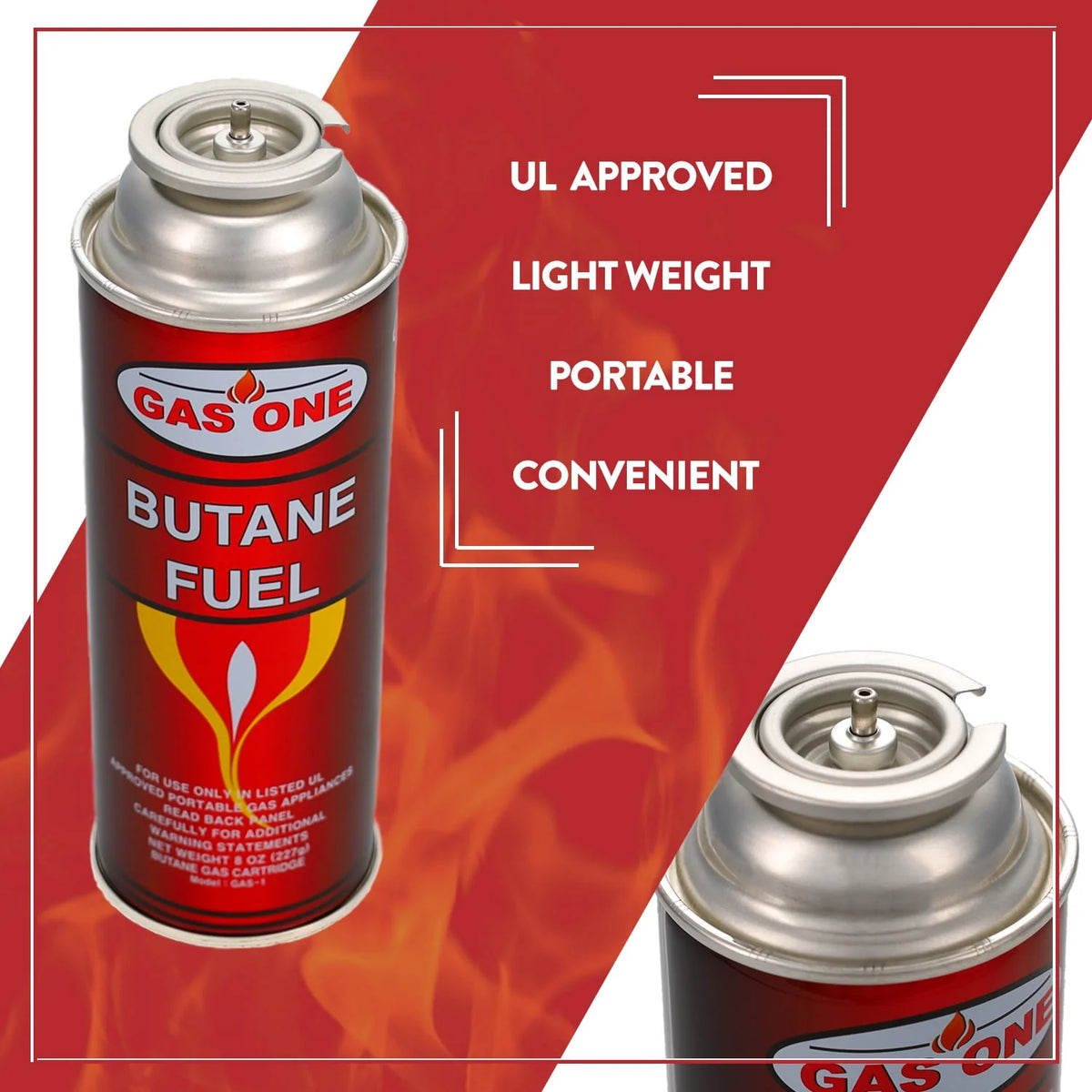 Butane Fuel Canister 12 Pack V675582