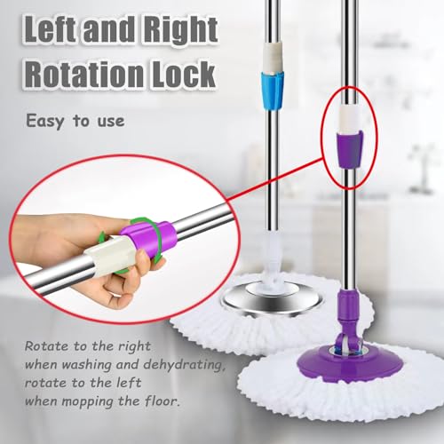 60-inch Rotating Telescopic Spin Mop Replacement Handle T12983