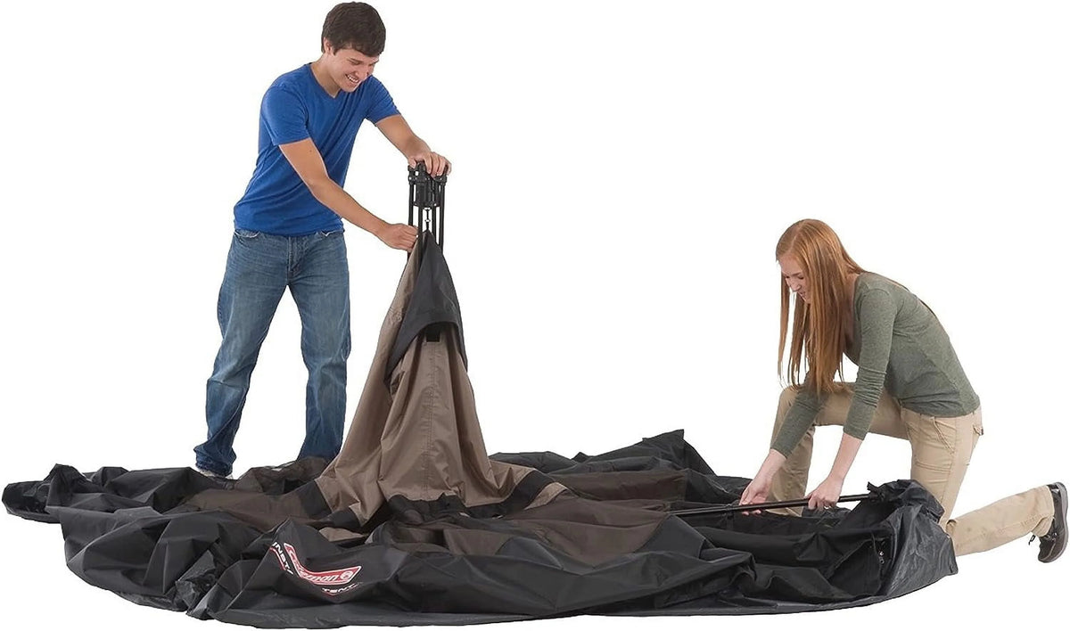 Gray 4 Person Cabin Tent O690