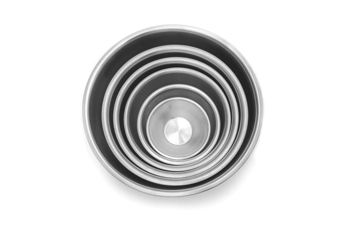 6-Piece Stainless Steel Mixing Bowls Set E117