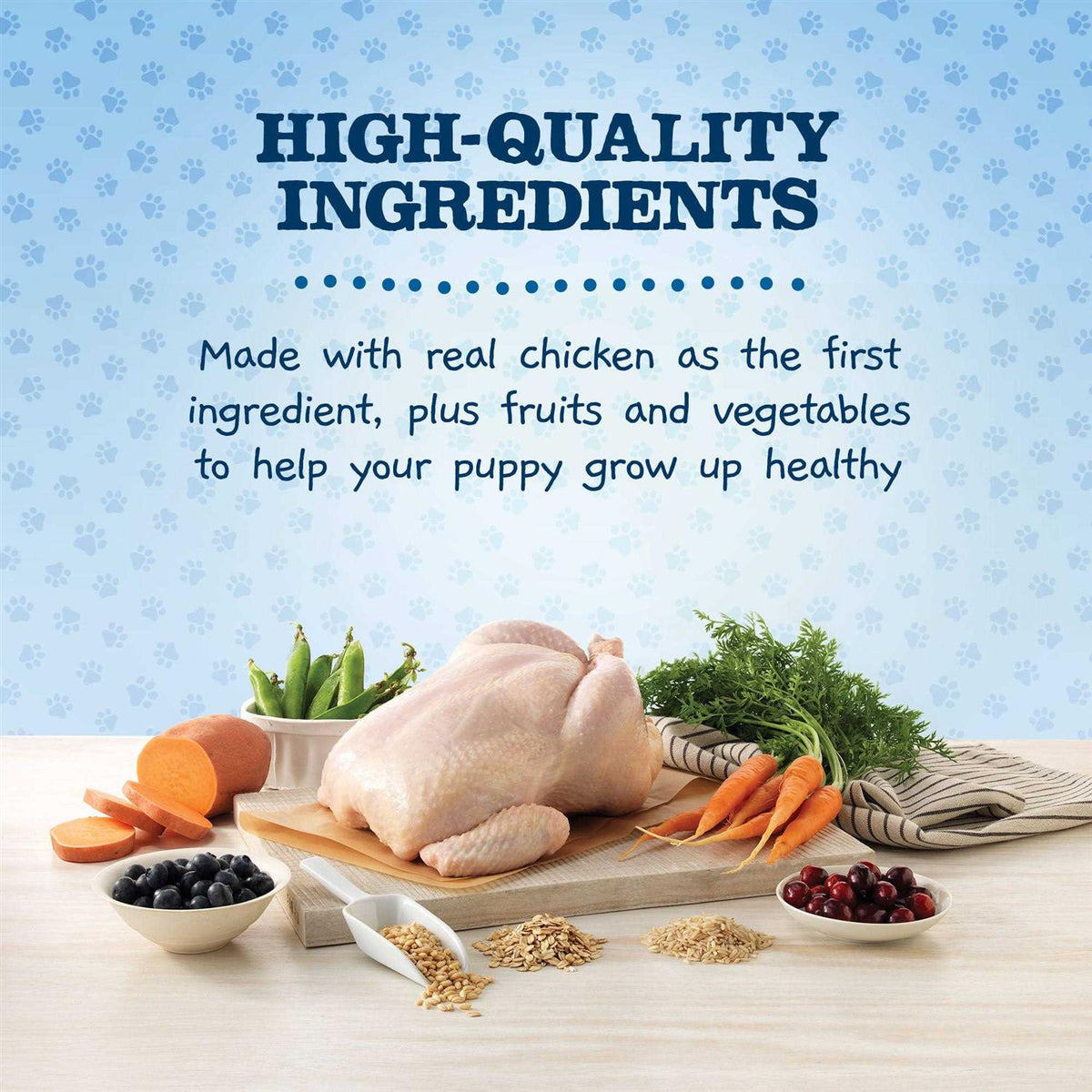 Chicken and Brown Rice Puppy Dry Dog Food P37706
