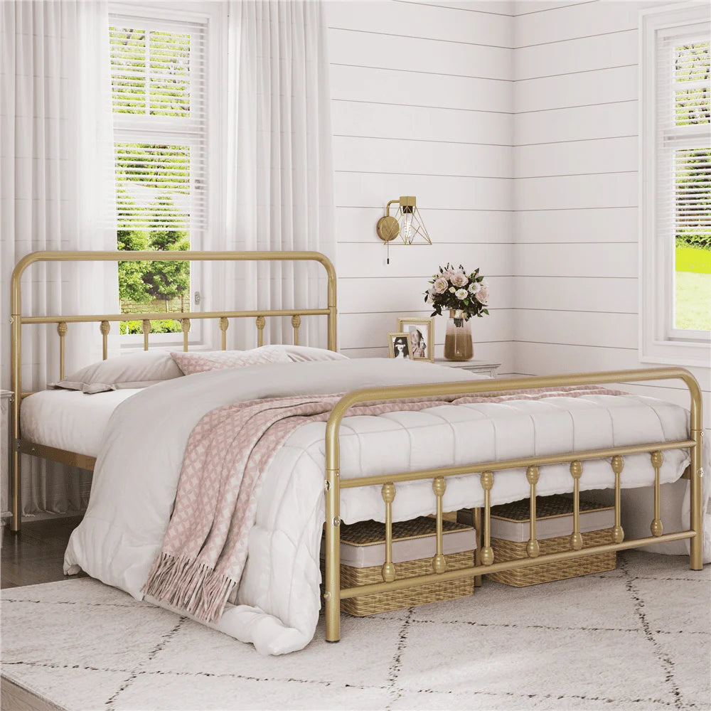 Queen Bed with High Headboard Q2365