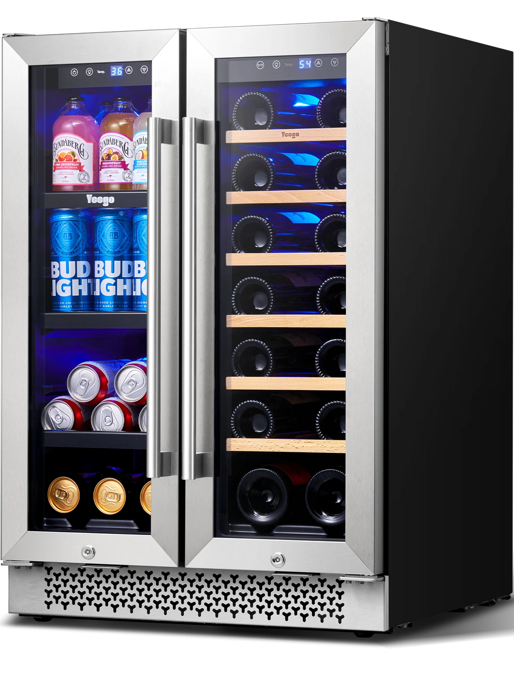 24 Can Beverage Refrigerator with Glass Door T99696