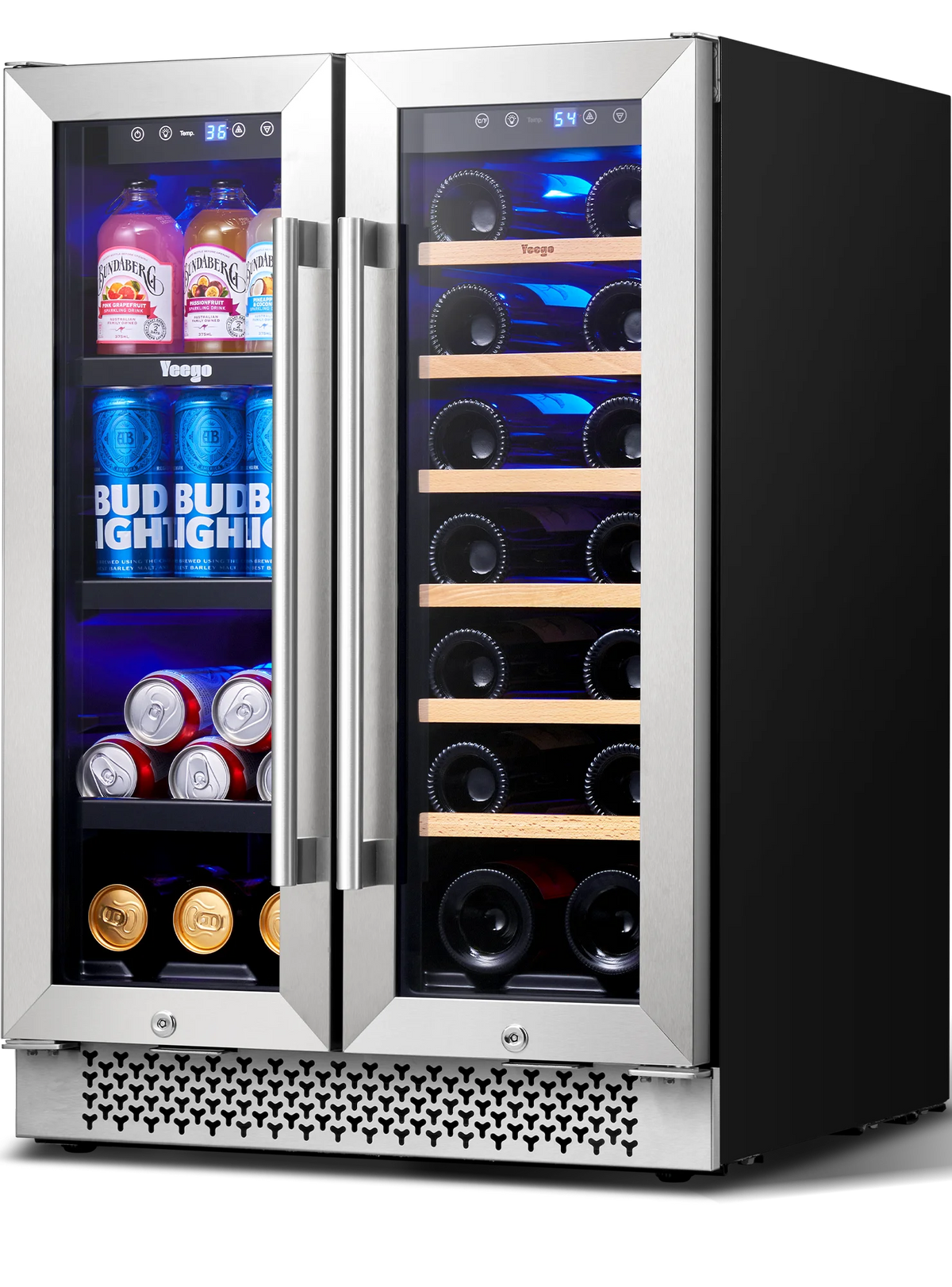 24 Can Beverage Refrigerator with Glass Door T99696