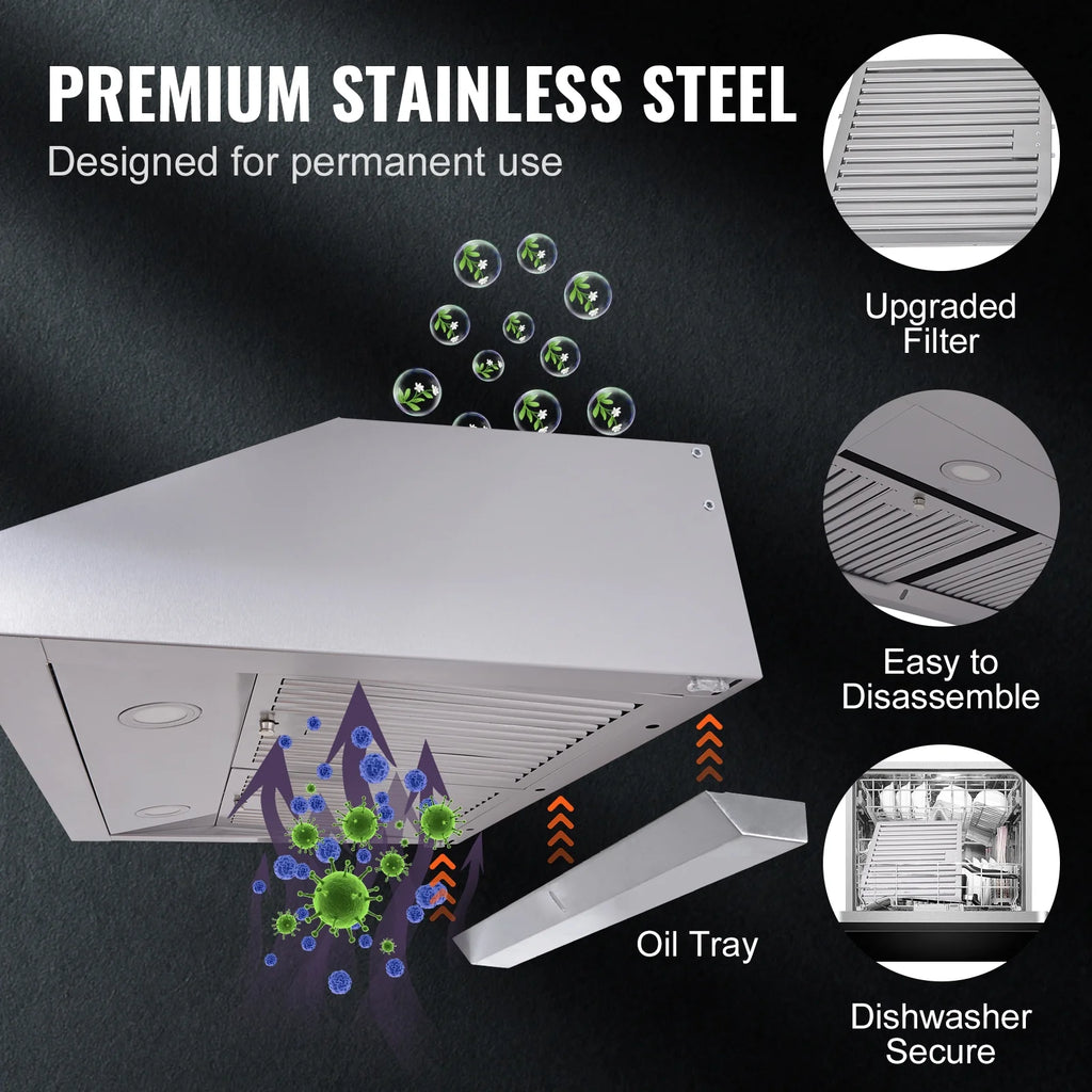 30inch Stainless Steel Under Cabinet Range Hood P4882