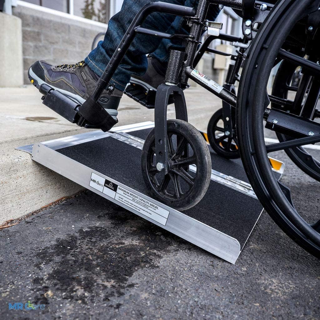 Portable Foldable Wheelchair Ramp with Handle (2FT) Q333