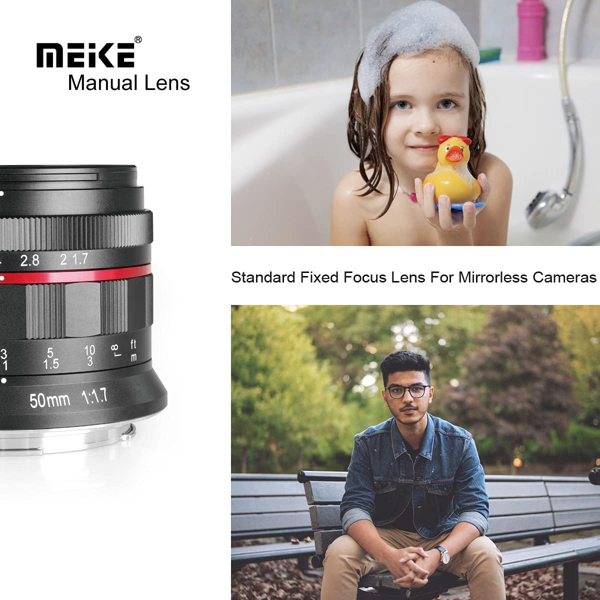 50mm F1.7 Full Frame Manual Focus Prime Lens G34464