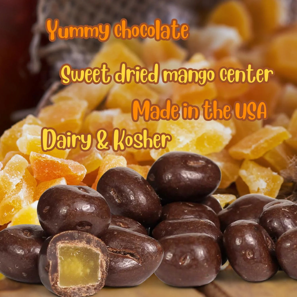 Milk Chocolate Covered Dried Mango 2 Lbs Bulk Bag A993997