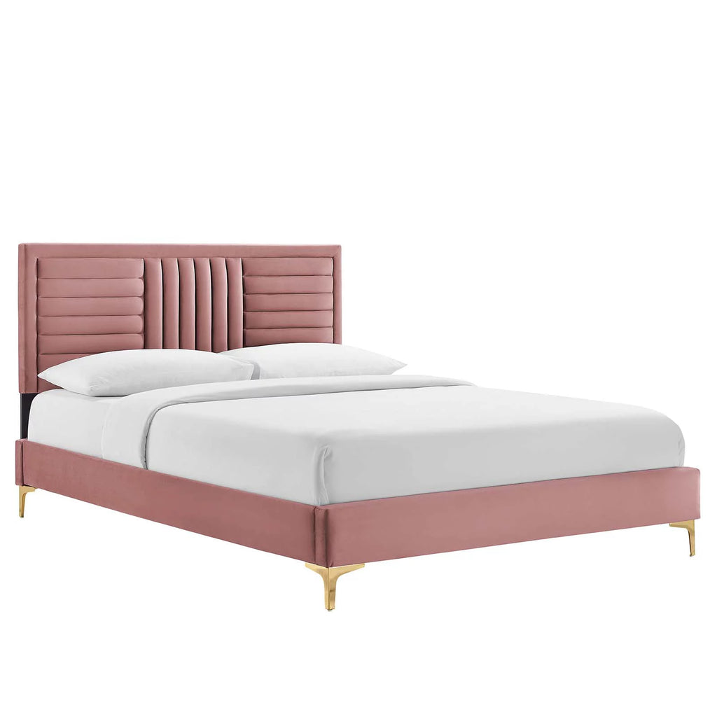 King Platform Bed U113