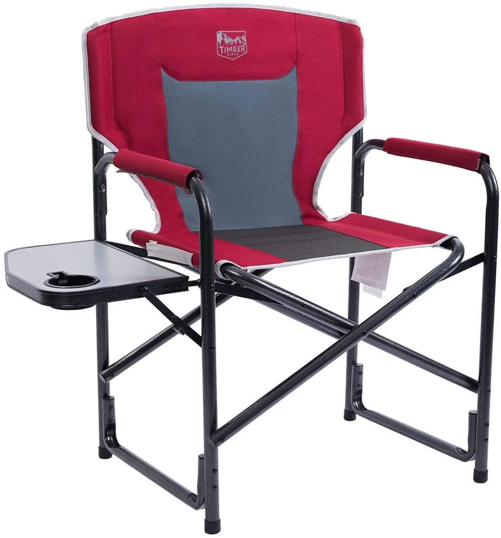 Folding Aluminum Camping Chair with Side Table R716047