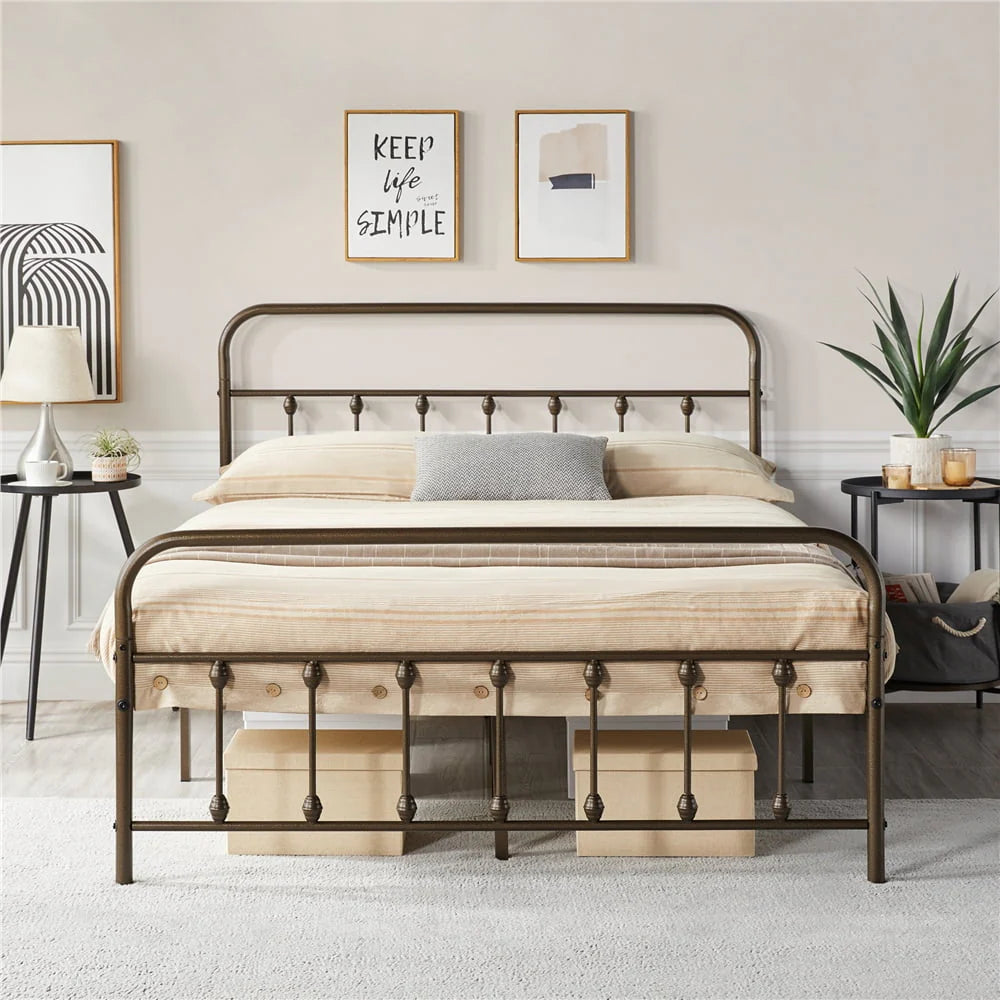 Queen Bed with High Headboard Q2365
