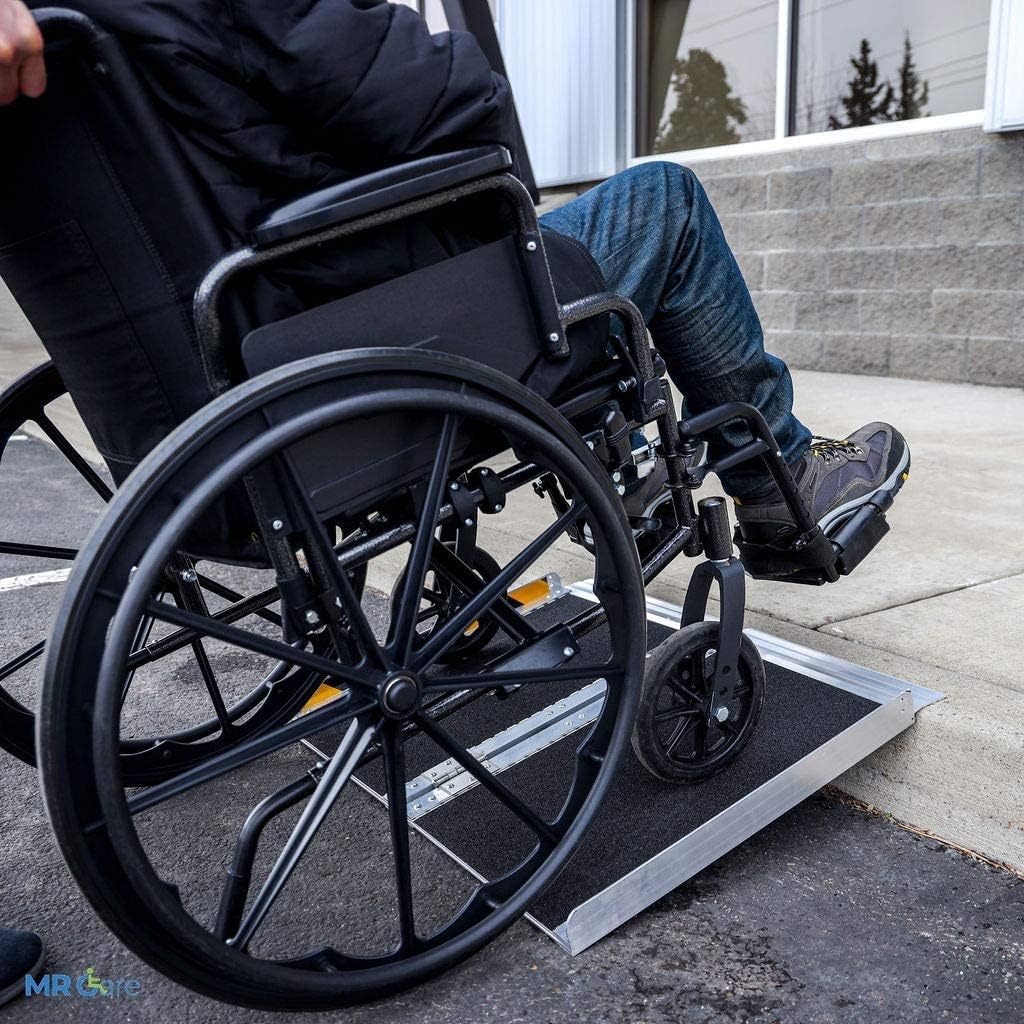 Portable Foldable Wheelchair Ramp with Handle (2FT) Q333