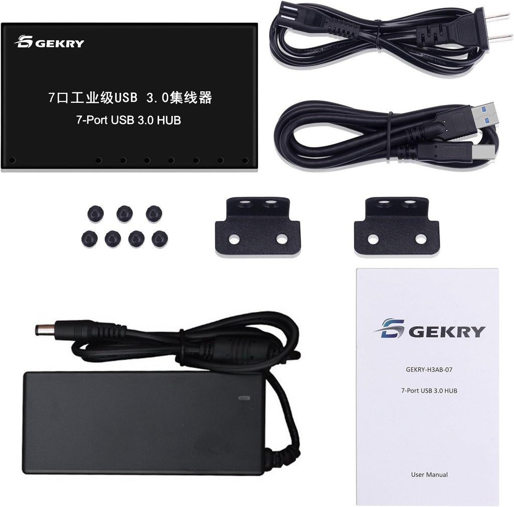 7-Port Powered USB 3.0 Hub with 12V/3A AC Adapter S568733