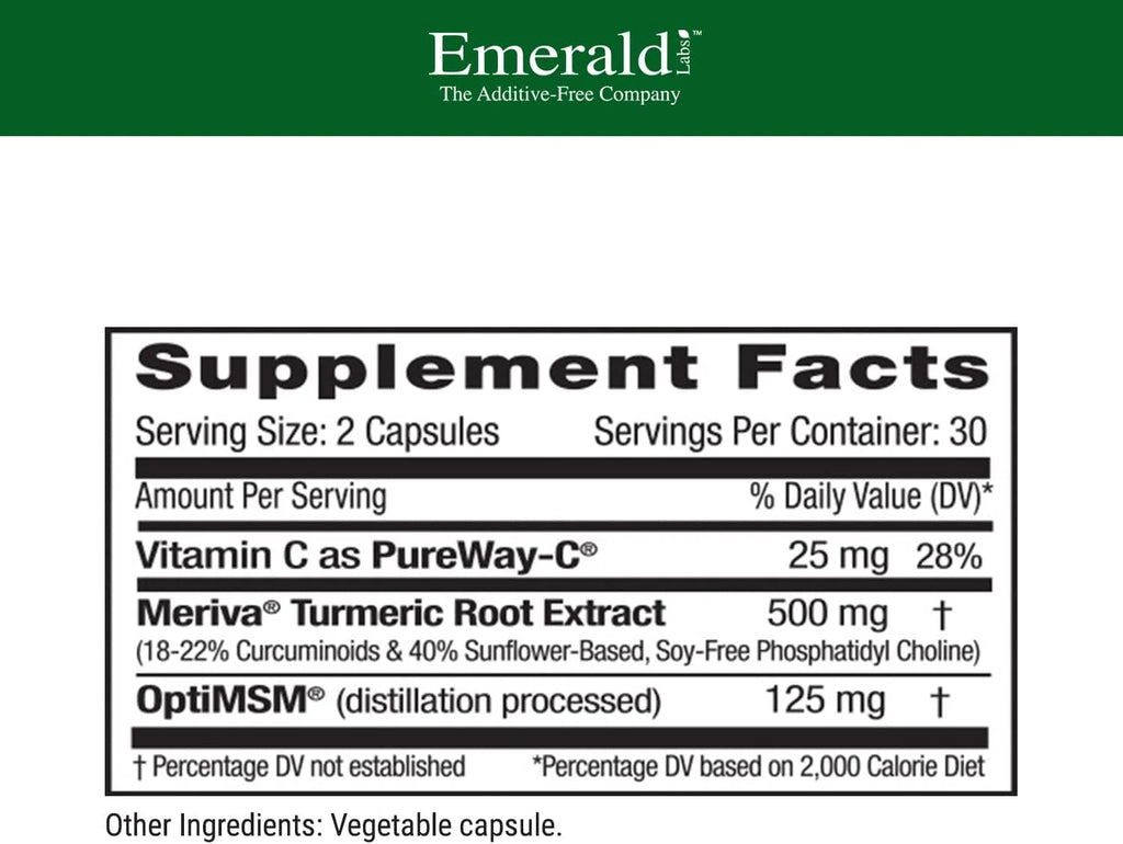 Turmeric+ 60 Vegetable Cap W75135