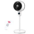 Electric Fan Upright Swing Head Floor Standing Air Circulation Fan Remote Control Y6585