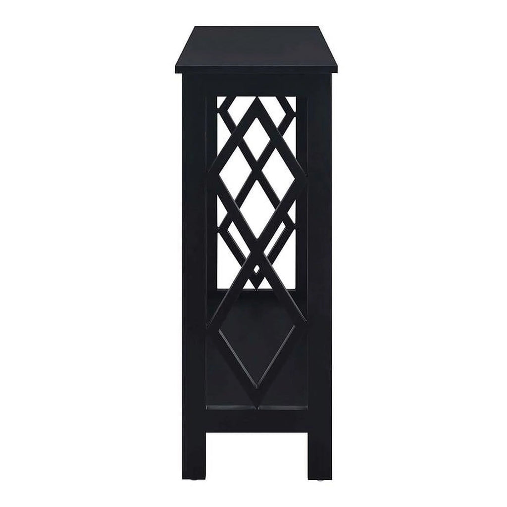 Black Wood Console Table G4270