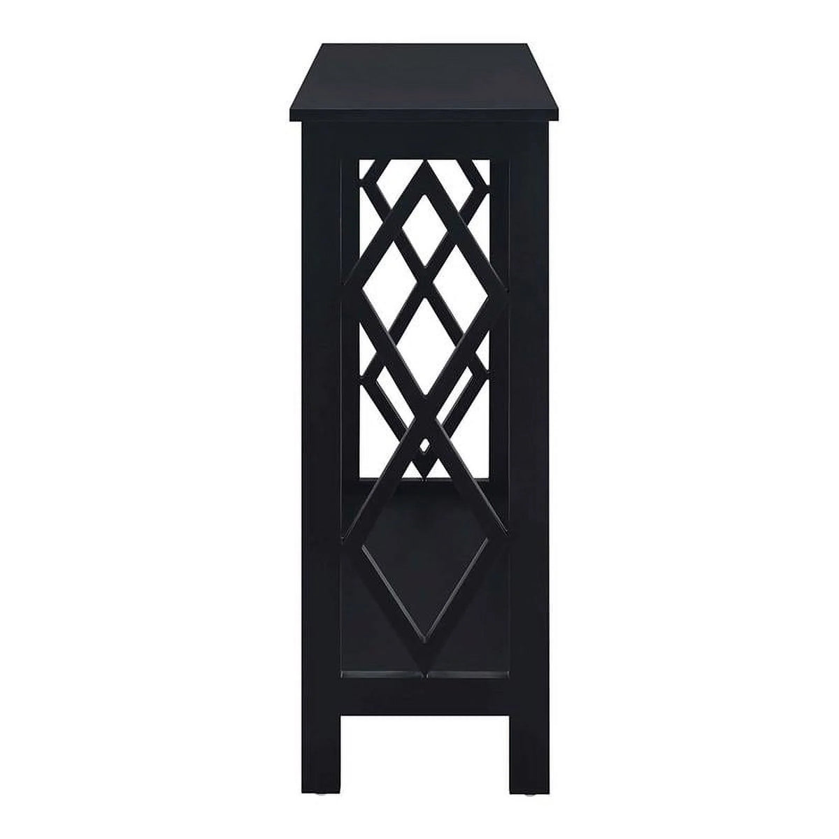 Black Wood Console Table G4270