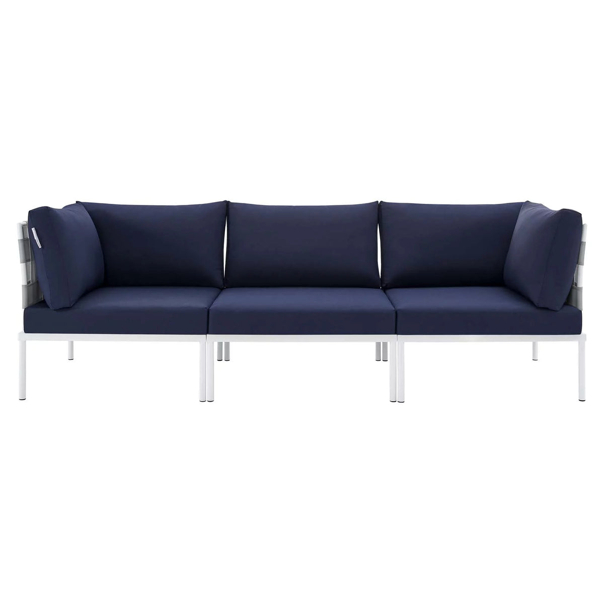 Grey Blue Navy Modern Outdoor Lounge Sofa A5061