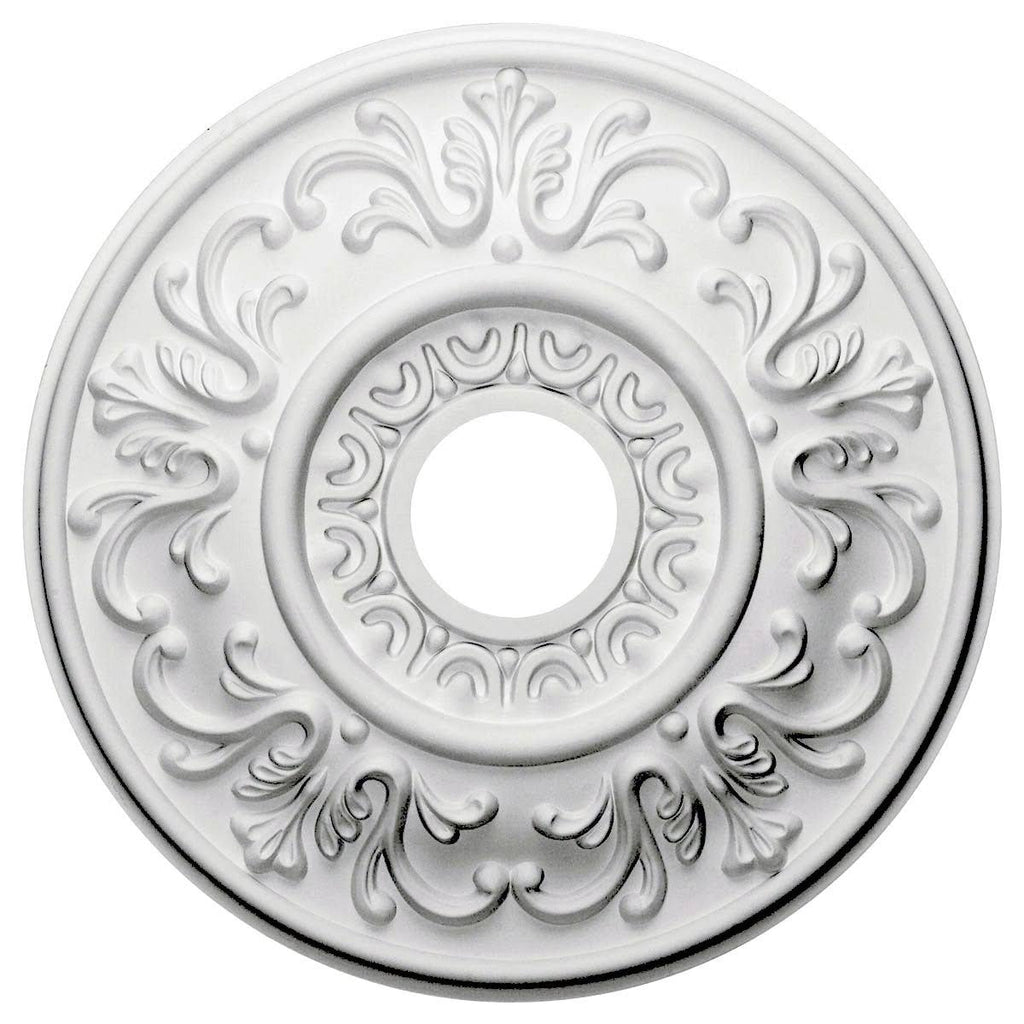 18 inchod x 3 1/2 inchid x 1 inchp Hand-Painted Flash Gold Ceiling Medallion X24880