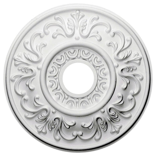 18 inchod x 3 1/2 inchid x 1 inchp Hand-Painted Flash Gold Ceiling Medallion X24880