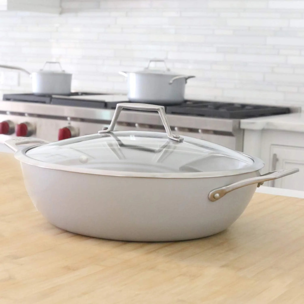 5 Qt Ceramic Nonstick Chef Pan With Cover C347433