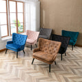 High Back Fabric Accent Chair N425134
