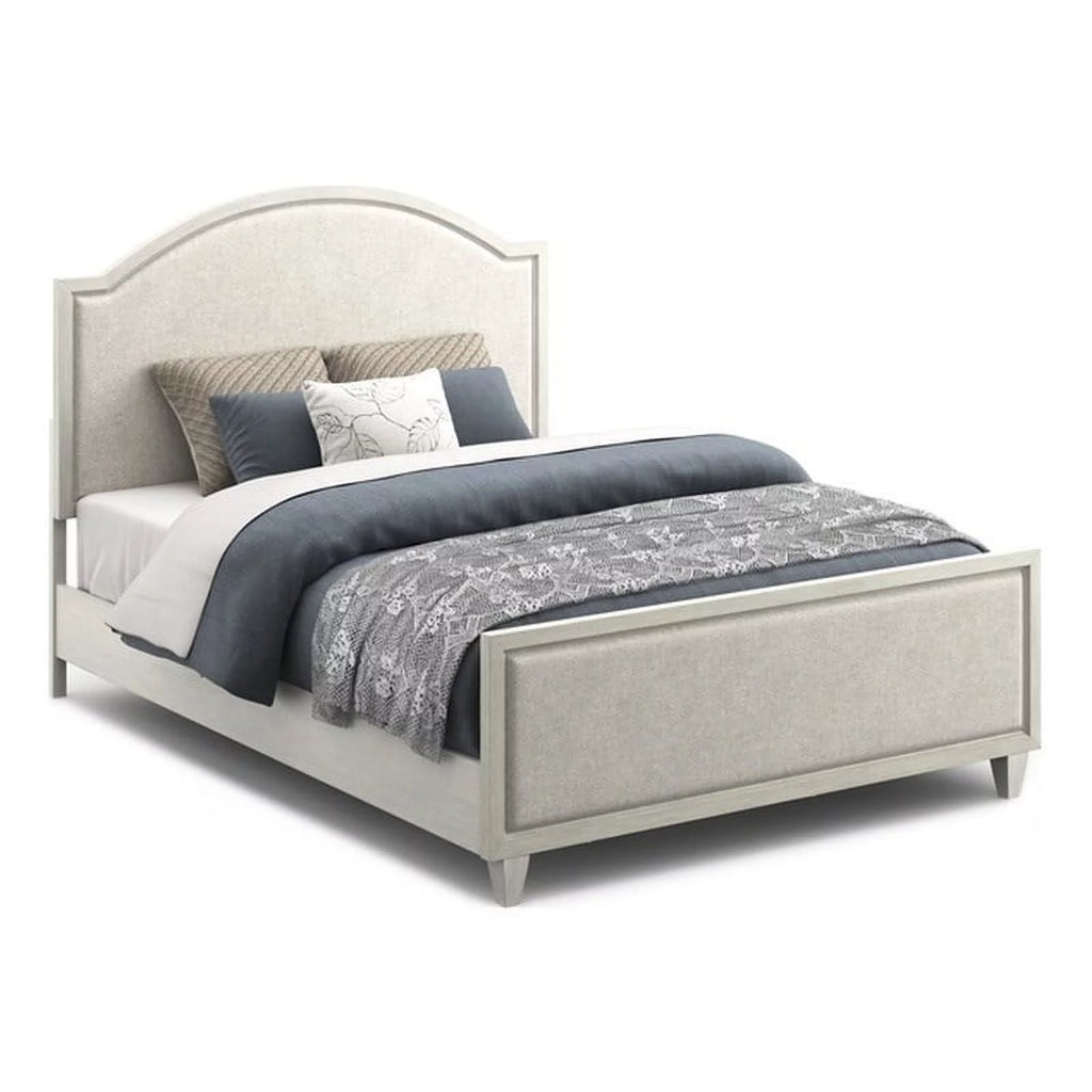 Gray Queen Upholstered Wooden Bed M8768