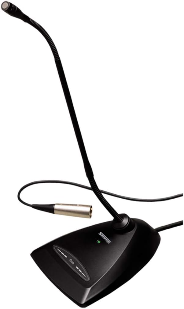 Cardioid Desktop Gooseneck Condenser Microphone with Base and Cable V890354