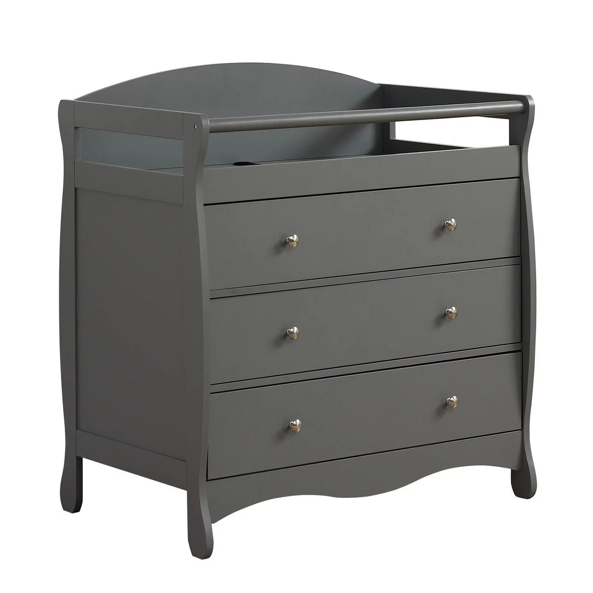 Gray 3 Drawer Changing Dresser F3871