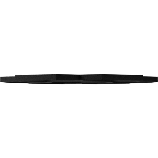 Black PVC Pierced Ceiling Medallion S814216