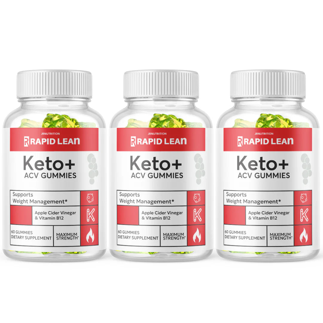 Keto + ACV 500mg Gummies - 3 Bottles T8640