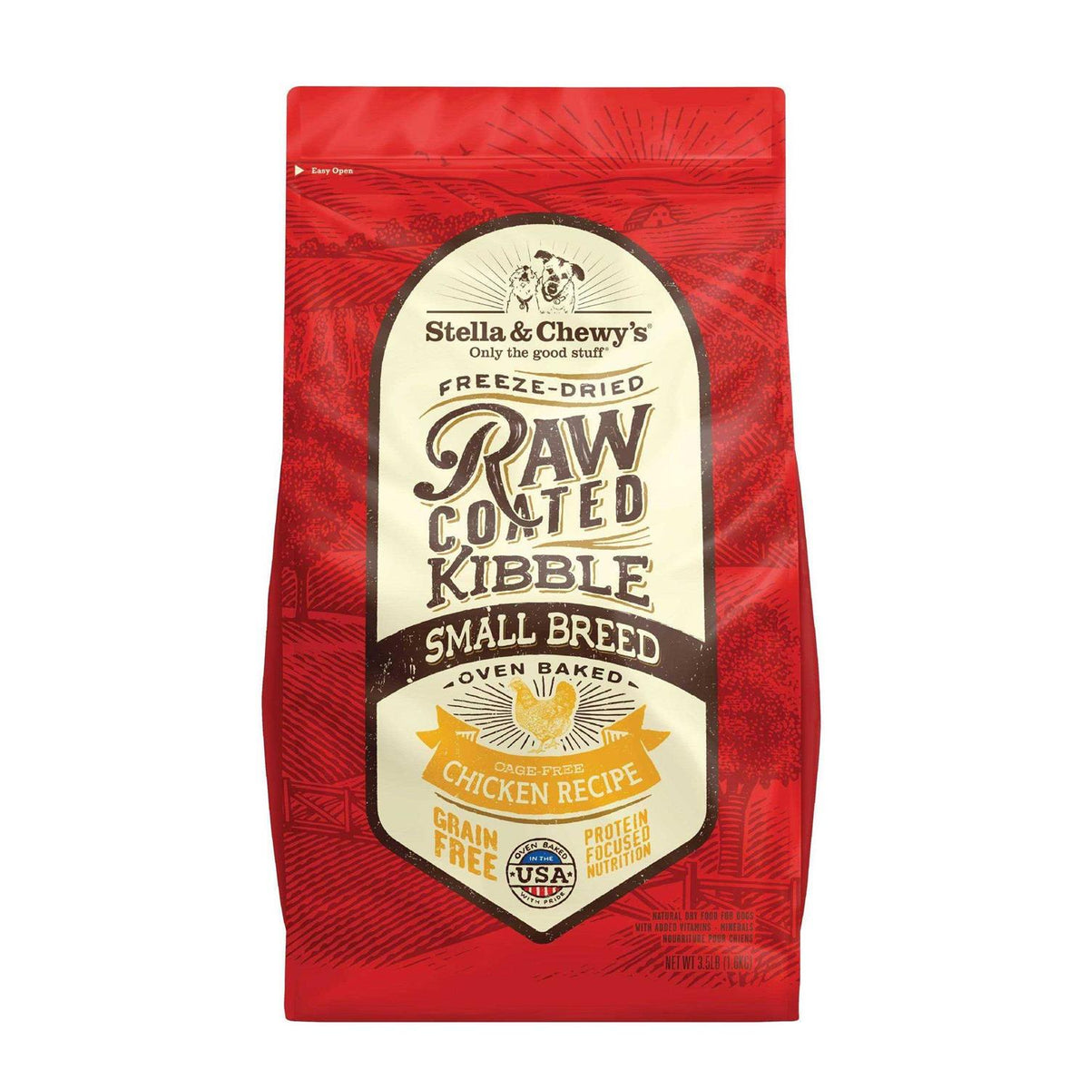 Raw Coated Kibble Dog Food K7263