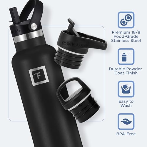 24 Oz Leak Proof Vacuum Insulated Stainless Steel Water Bottle N56158
